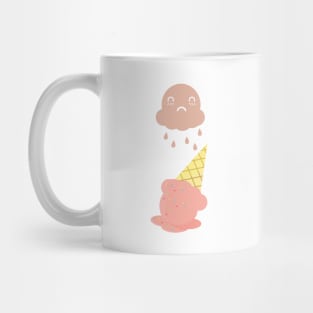 Cute Ghost Cloud Dropping Ice Cream Mug